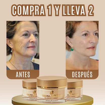 COMPRA 1 Y LLEVA 2 - Crema Rejuvenecedora y Anti-Envejecimiento - PAGUE AL RECIBIR